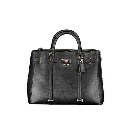 Guess Jeans Black Polyethylene Handbag - Hilstor