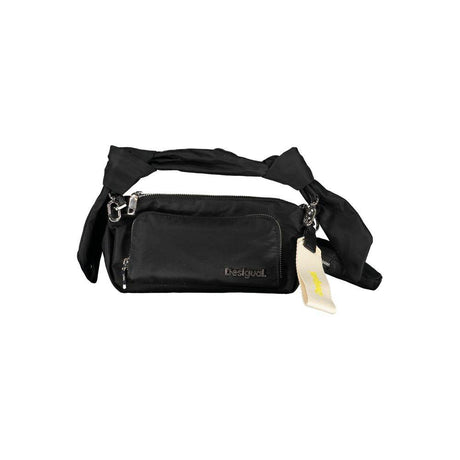 Desigual Black Polyester Handbag - Hilstor