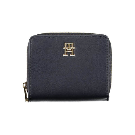 Tommy Hilfiger Sleek Blue Polyethylene Wallet - Hilstor