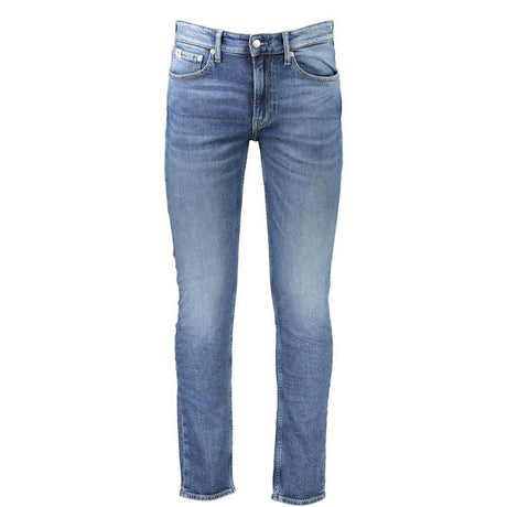 Calvin Klein Blue Cotton Men Jeans - Hilstor