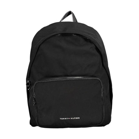 Tommy Hilfiger Chic Urban Black Backpack with Laptop Compartment - Hilstor