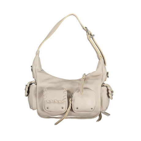 Desigual White Polyethylene Handbag - Hilstor