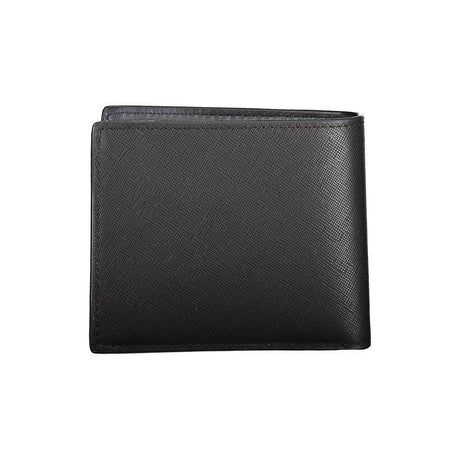 Tommy Hilfiger Black Leather Wallet - Hilstor