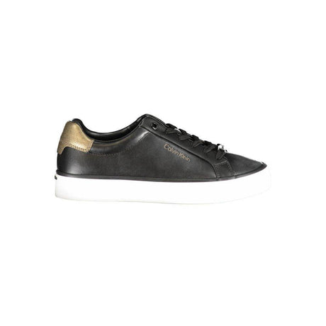 Calvin Klein Black Polyester Sneaker - Hilstor