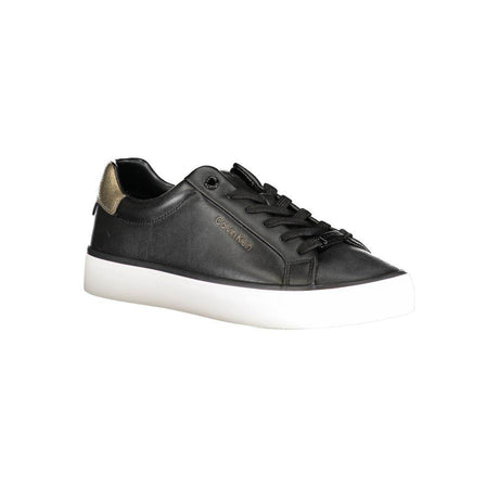 Calvin Klein Black Polyester Sneaker - Hilstor