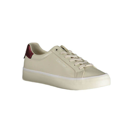 Calvin Klein Beige Polyester Sneaker - Hilstor