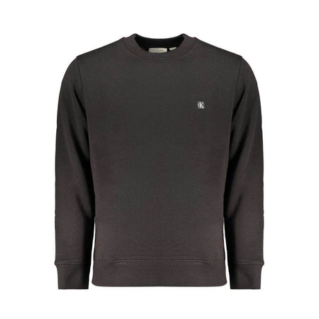 Calvin Klein Black Cotton Men Sweater - Hilstor