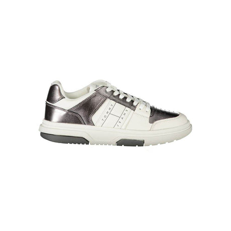 Tommy Hilfiger White Polyethylene Women Sneaker - Hilstor