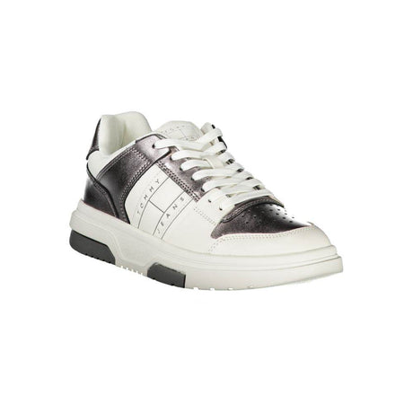 Tommy Hilfiger White Polyethylene Women Sneaker - Hilstor