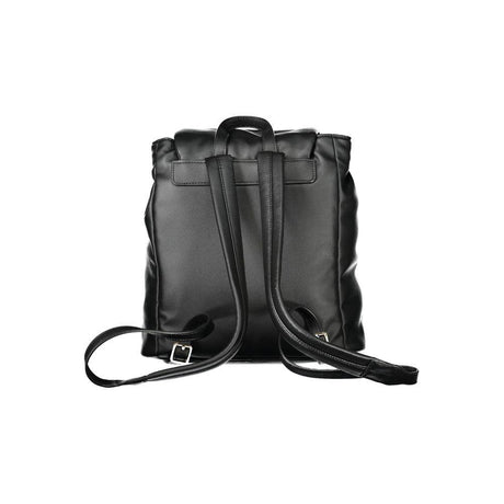 Tommy Hilfiger Black Polyester Women Backpack - Hilstor