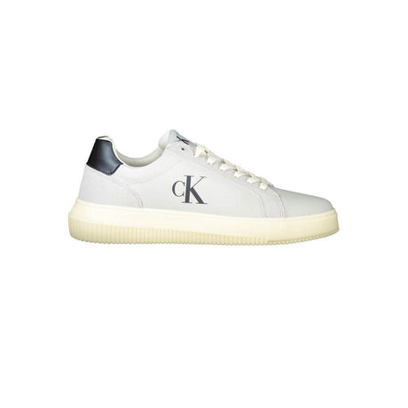 Calvin Klein Brown Leather Men Sneaker - Hilstor