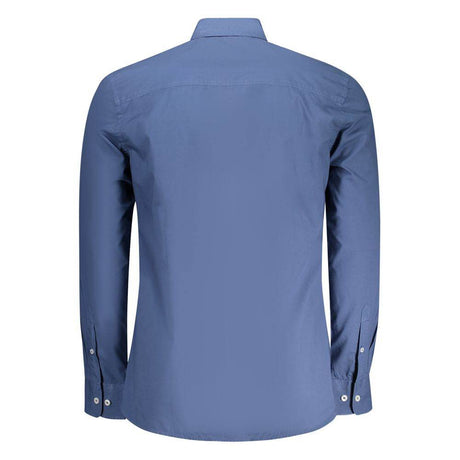 North Sails Blue Cotton Men Shirt - Hilstor