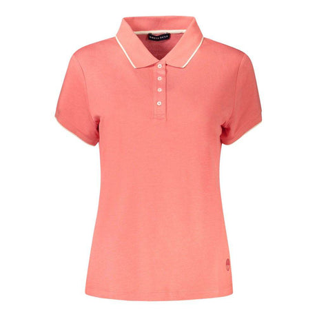 North Sails Pink Cotton Women Polo Shirt - Hilstor