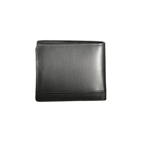 Tommy Hilfiger Black Leather Men Wallet - Hilstor