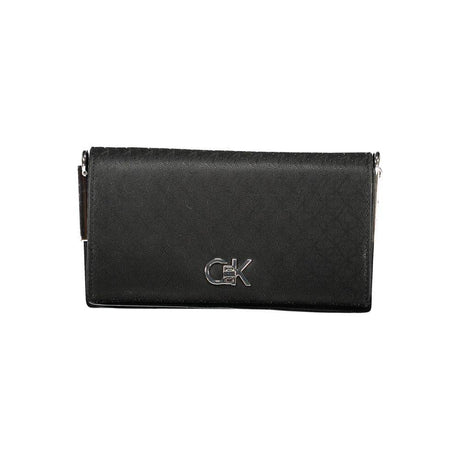 Calvin Klein Black Polyester Women Handbag - Hilstor
