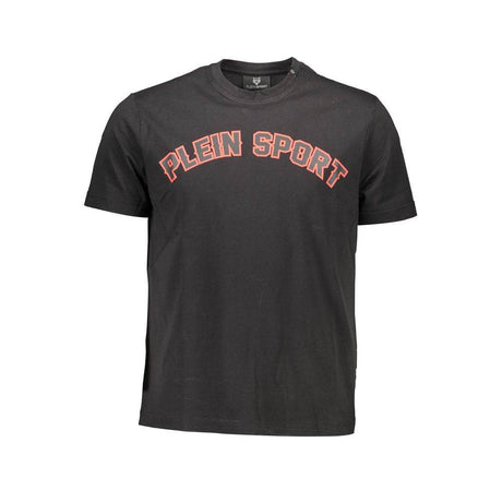Plein Sport Black Cotton Men T-Shirt - Hilstor