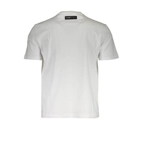Plein Sport White Cotton Men T-Shirt - Hilstor