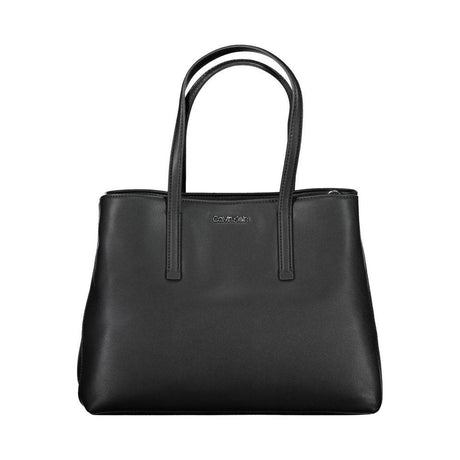 Calvin Klein Black Polyester Women Handbag - Hilstor