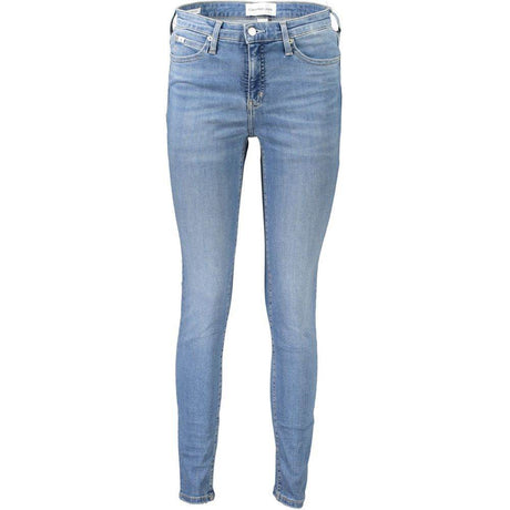 Calvin Klein Blue Cotton Women Jeans - Hilstor