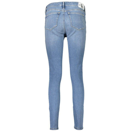 Calvin Klein Blue Cotton Women Jeans - Hilstor