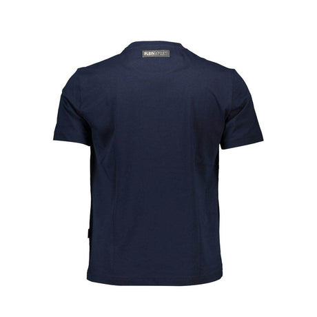 Plein Sport Blue Cotton Men T-Shirt - Hilstor