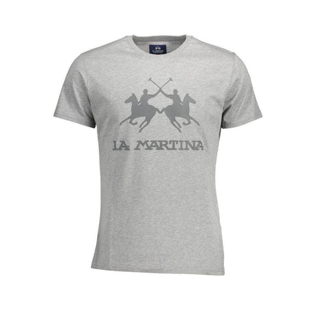 La Martina Brown Cotton Men T-Shirt - Hilstor