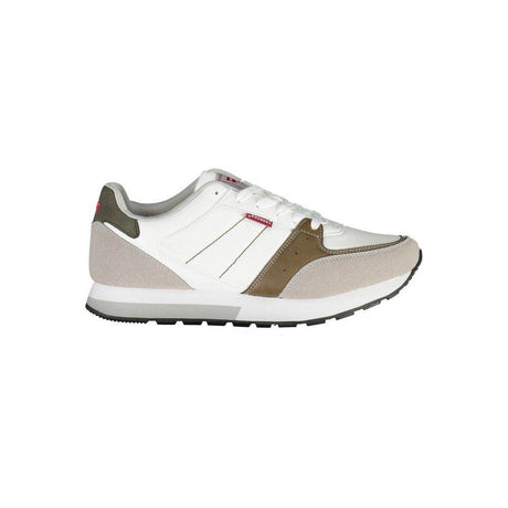 Carrera White Polyester Men Sneaker - Hilstor