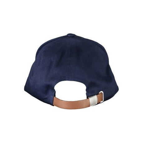 La Martina Blue Cotton Men Cap - Hilstor