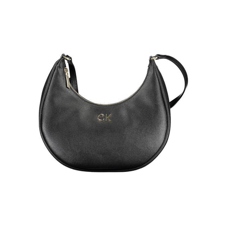 Calvin Klein Black Recycled Polyester Women Handbag - Hilstor
