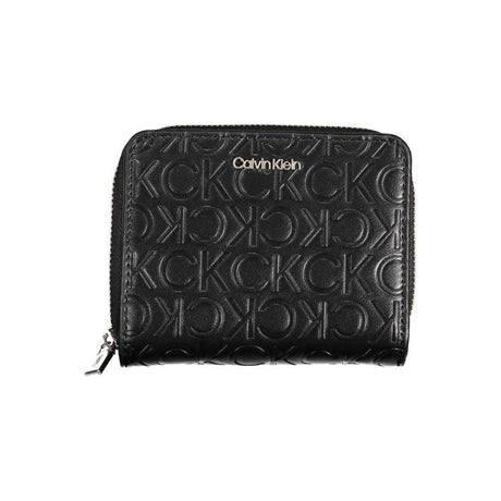 Calvin Klein Black Polyethylene Women Wallet - Hilstor