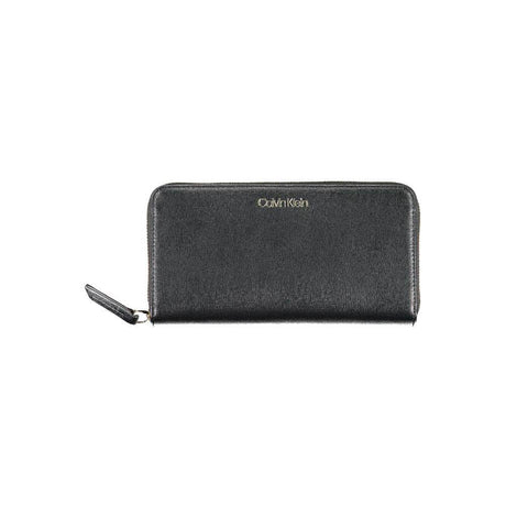 Calvin Klein Black Polyethylene Women Wallet - Hilstor