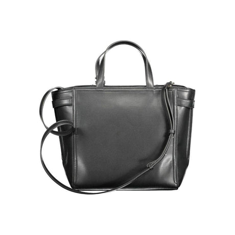 Calvin Klein Black Polyester Women Handbag - Hilstor