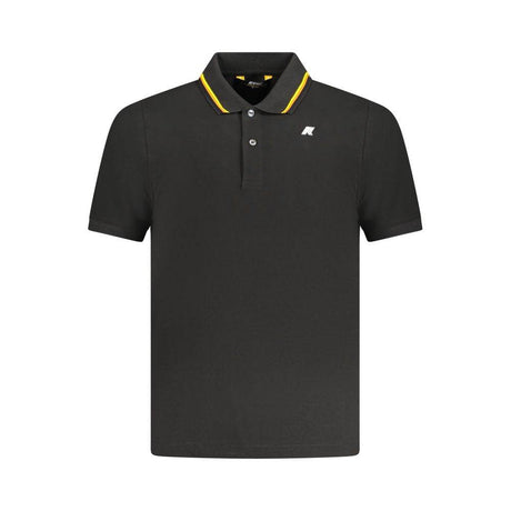 K-WAY Black Cotton Polo Shirt - Hilstor