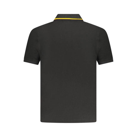 K-WAY Black Cotton Polo Shirt - Hilstor