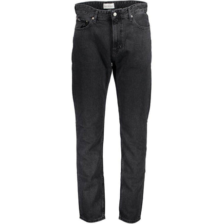Calvin Klein Black Cotton Men Jeans - Hilstor
