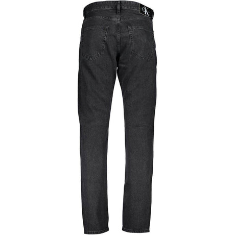 Calvin Klein Black Cotton Men Jeans - Hilstor