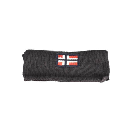 Norway 1963 Black Marabou Men Scarf - Hilstor