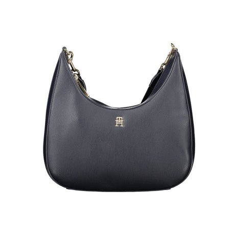 Tommy Hilfiger Blue Polyester Handbag - Hilstor
