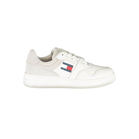 Tommy Hilfiger White Polyester Sneaker - Hilstor
