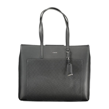Calvin Klein Black Polyester Women Handbag - Hilstor