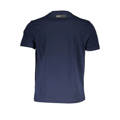 Plein Sport Blue Cotton Men T-Shirt - Hilstor