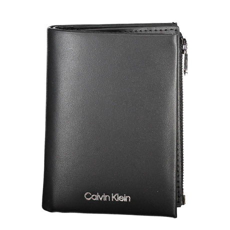 Calvin Klein Black Leather Men Wallet - Hilstor