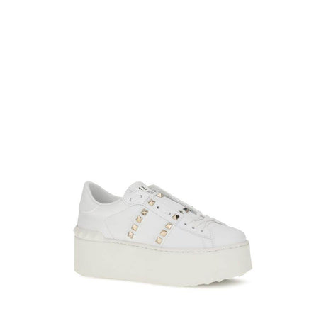 Valentino Garavani Rockstud Untitled Flatform Sneakers - Hilstor