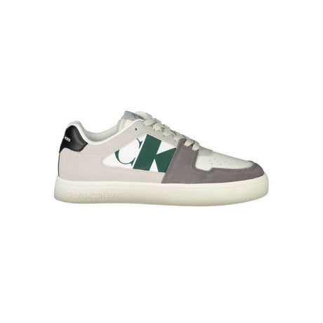 Calvin Klein White Polyester Men Sneaker - Hilstor
