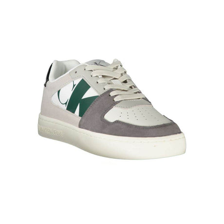 Calvin Klein White Polyester Men Sneaker - Hilstor