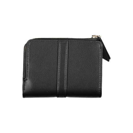 Tommy Hilfiger Sleek Black Zip Wallet with Coin Purse - Hilstor