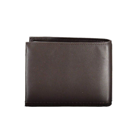 Calvin Klein Brown Leather Men Wallet - Hilstor