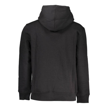 Calvin Klein Black Cotton Men's Sweater Hoodie - Hilstor