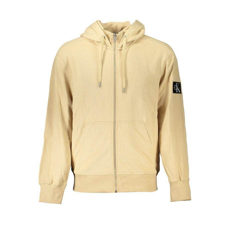 Calvin Klein Beige Cotton Men Sweater - Hilstor