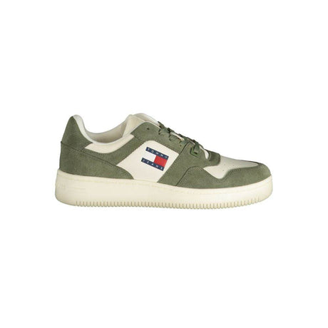 Tommy Hilfiger Green Polyester Sneaker - Hilstor